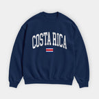 Costa Rica Collegiate Flag Sweatshirt