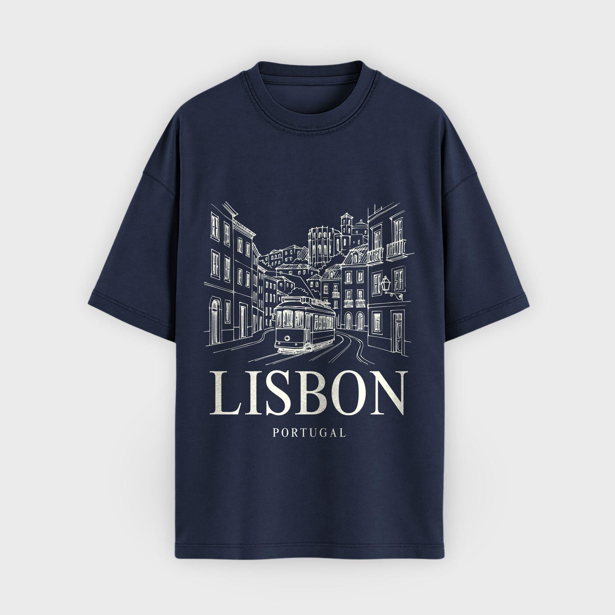 Lisbon Vintage Sketch T-Shirt