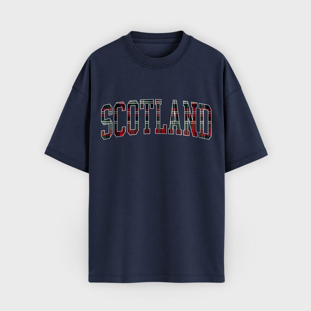 Scotland Tartan Letter T-Shirt