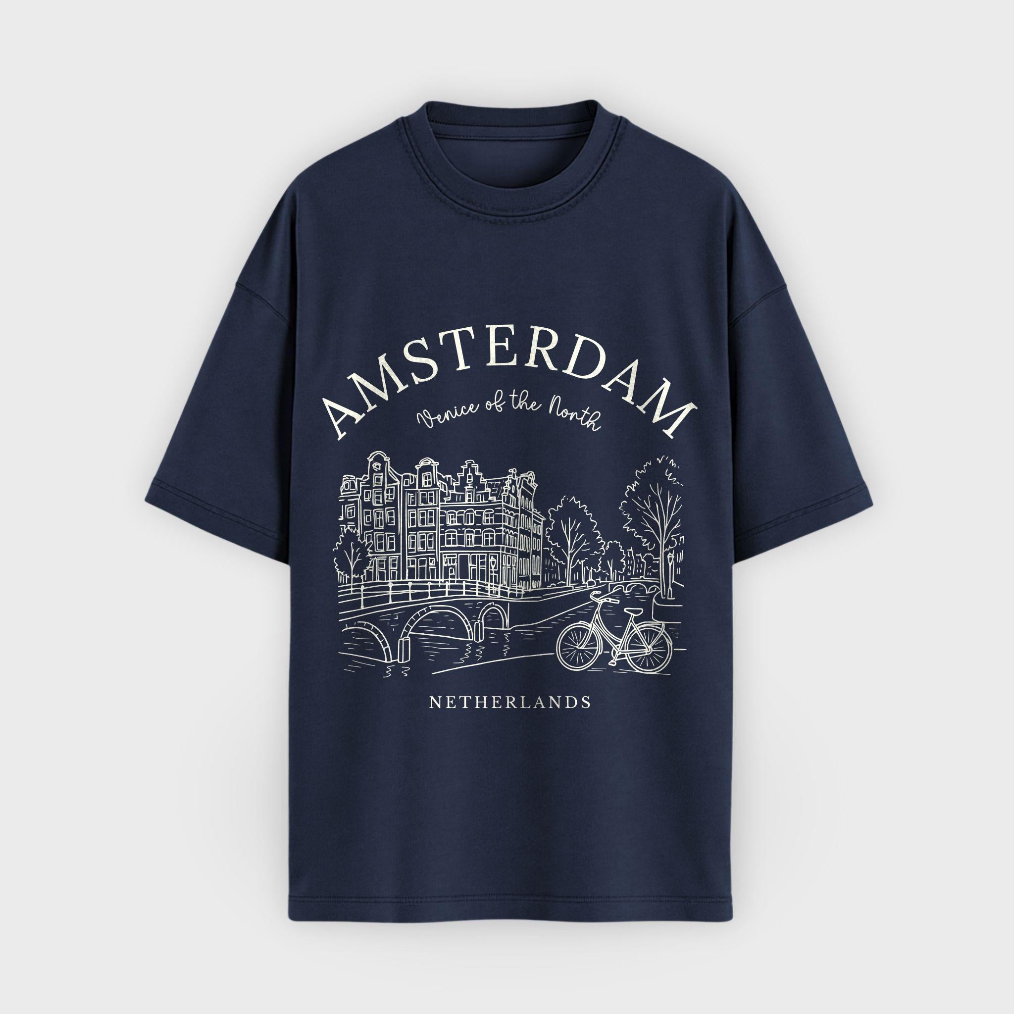 Amsterdam Vintage Sketch T-Shirt