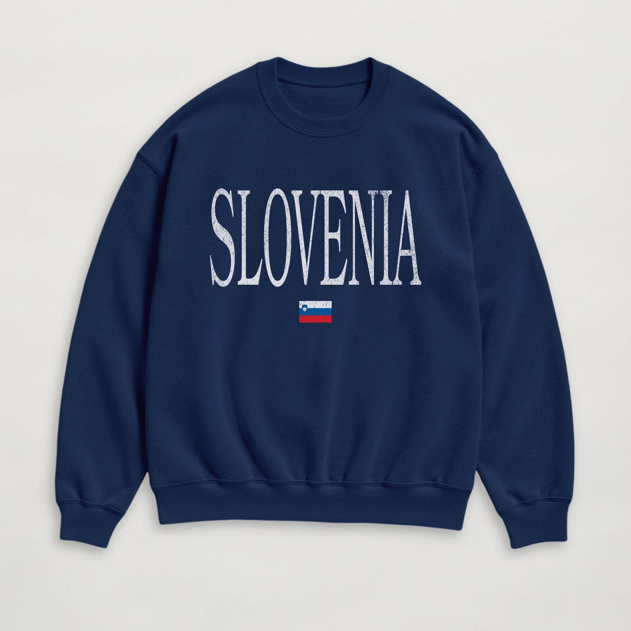 Distressed Slovenia Sweatshirt