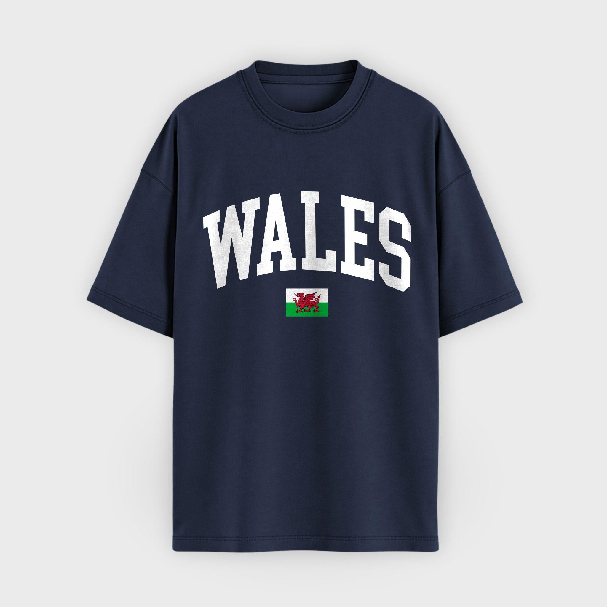 Wales Collegiate Flag T-Shirt