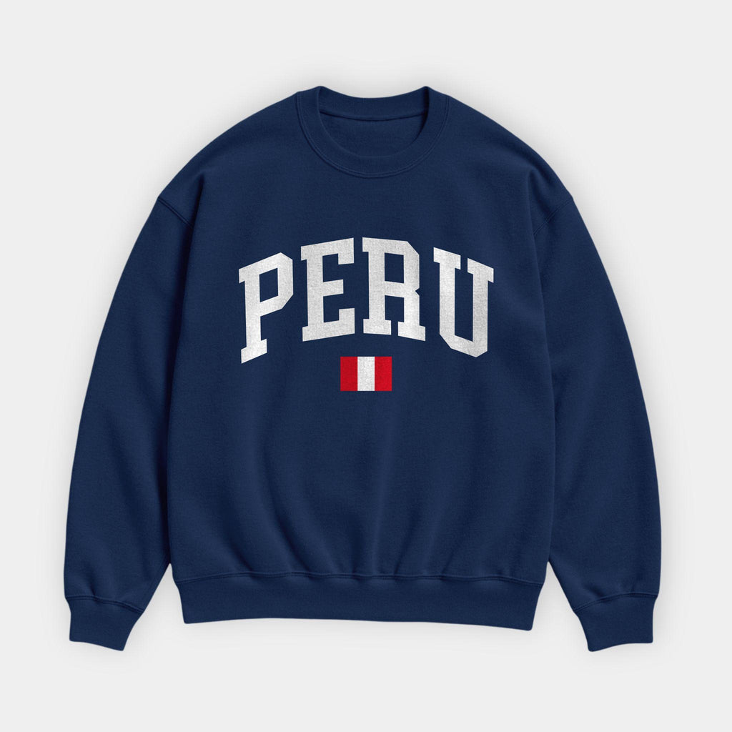 Peru Collegiate Flag Sweatshirt