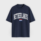 Netherlands Collegiate Flag T-Shirt