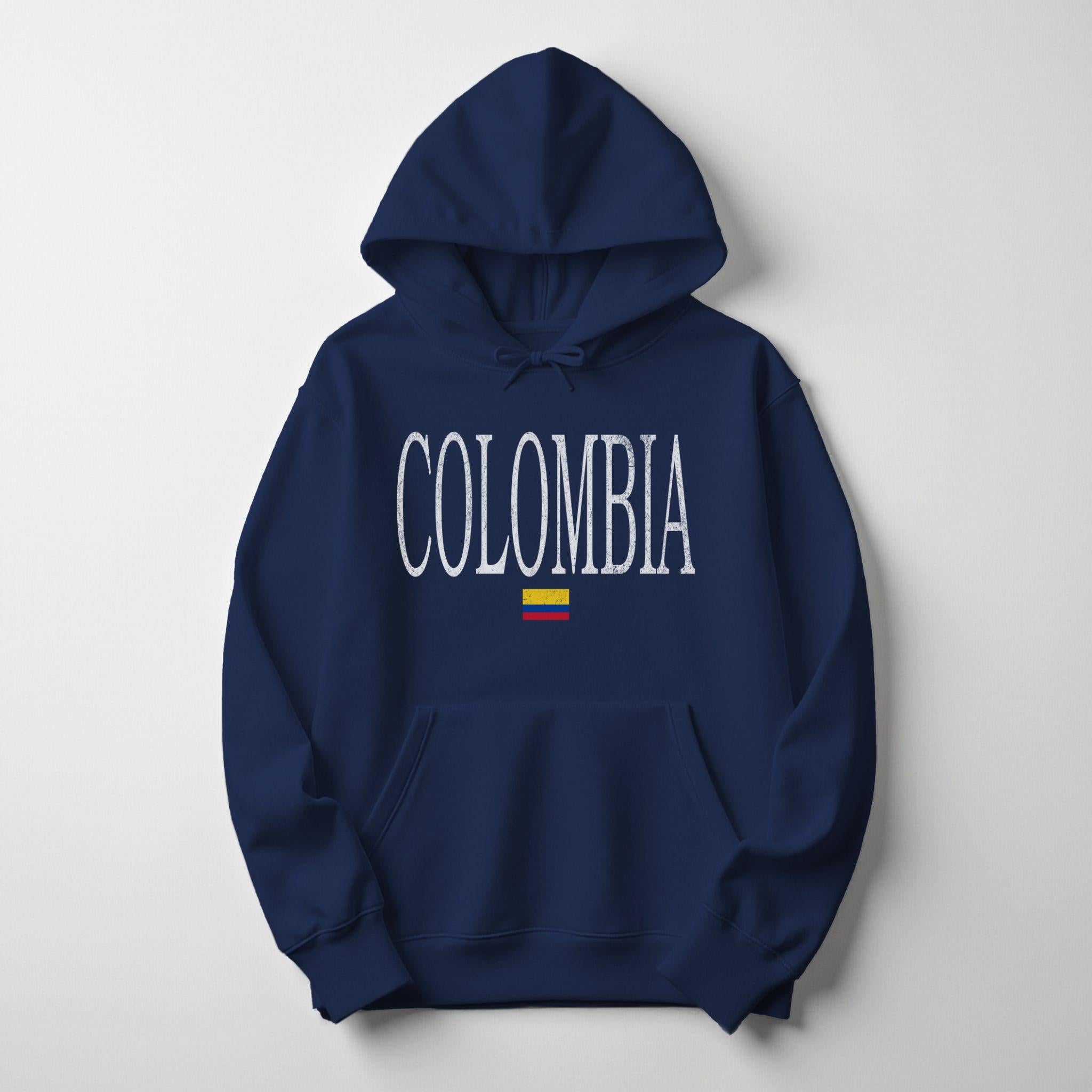Distressed Colombia Hoodie