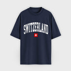 Switzerland Collegiate Flag T-Shirt