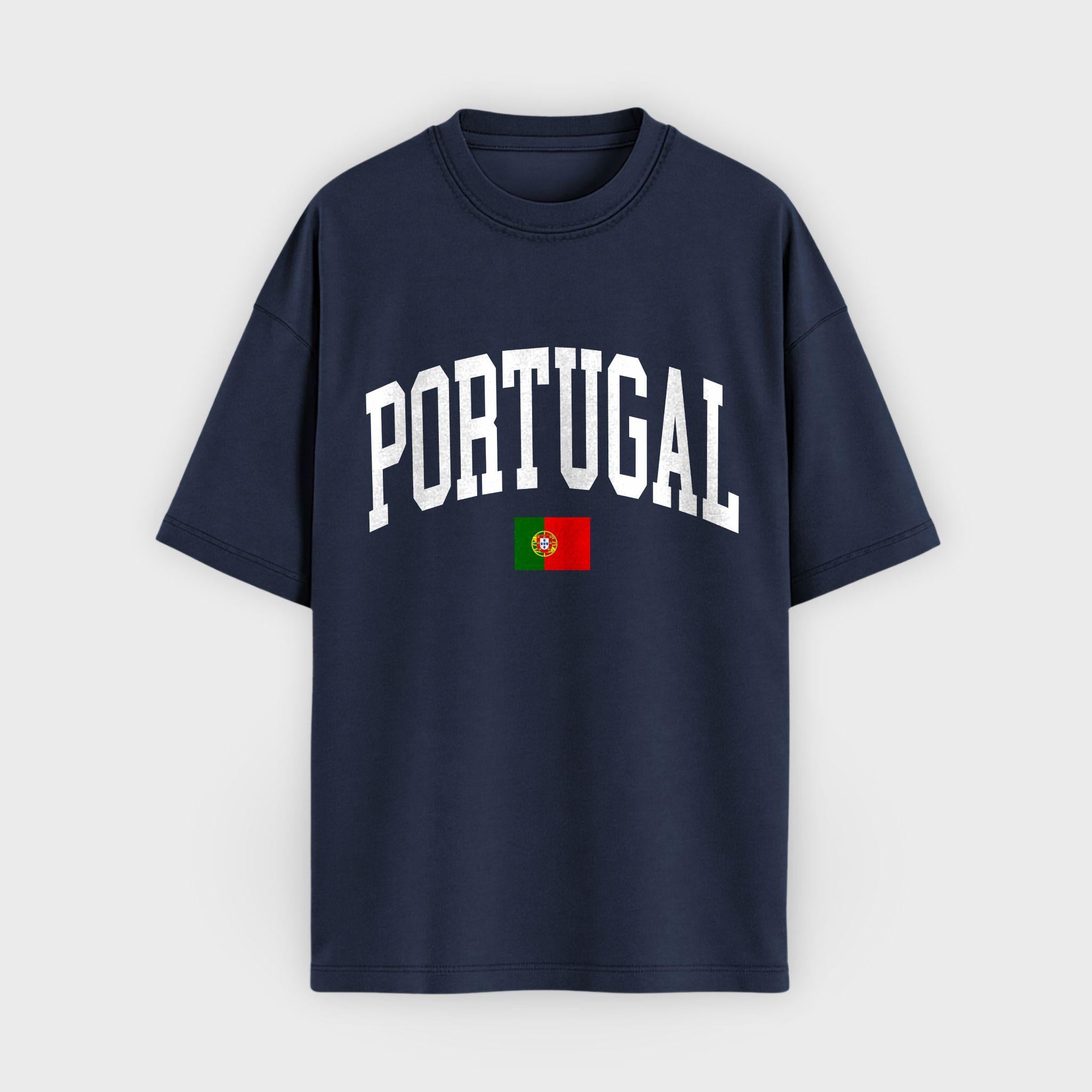 Portugal Collegiate Flag T-Shirt
