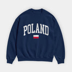 Poland Collegiate Flag Sweatshirt