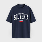 Slovenia Collegiate Flag T-Shirt