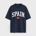 Spain Collegiate Flag T-Shirt
