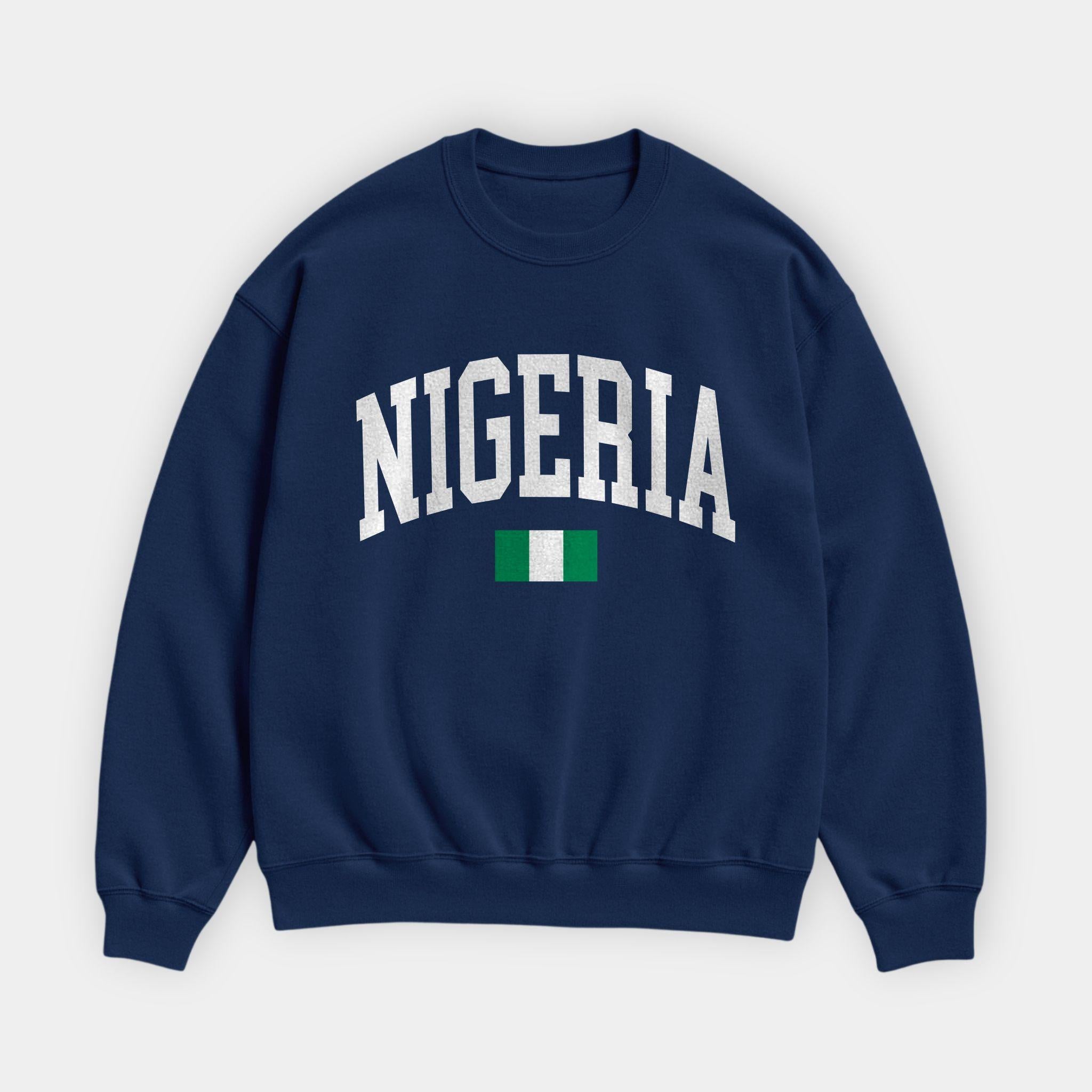 Nigeria Collegiate Flag Sweatshirt