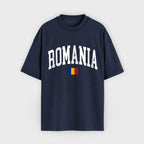 Romania Collegiate Flag T-Shirt