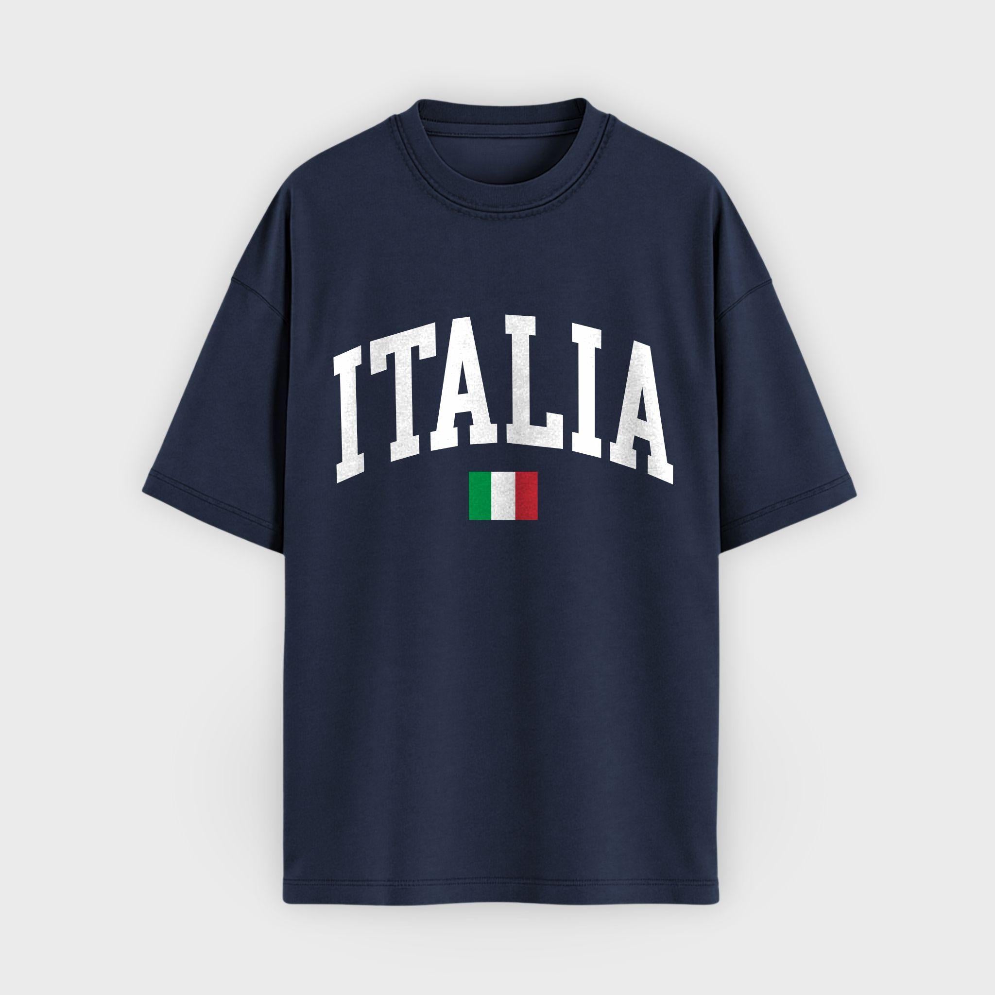 Italia Collegiate Flag T-Shirt
