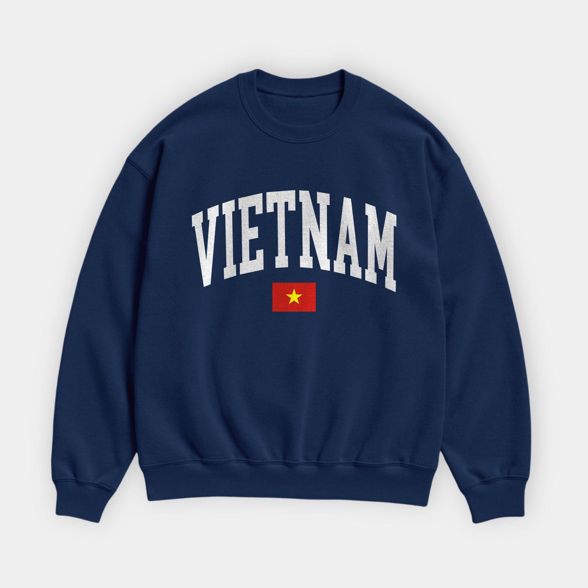 Vietnam Collegiate Flag Sweatshirt