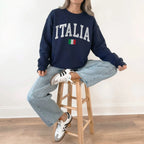Italia Collegiate Flag Sweatshirt