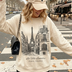 Paris Vintage Sketch Sweatshirt