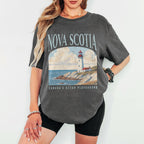 Nova Scotia Lighthouse Graphic T-Shirt