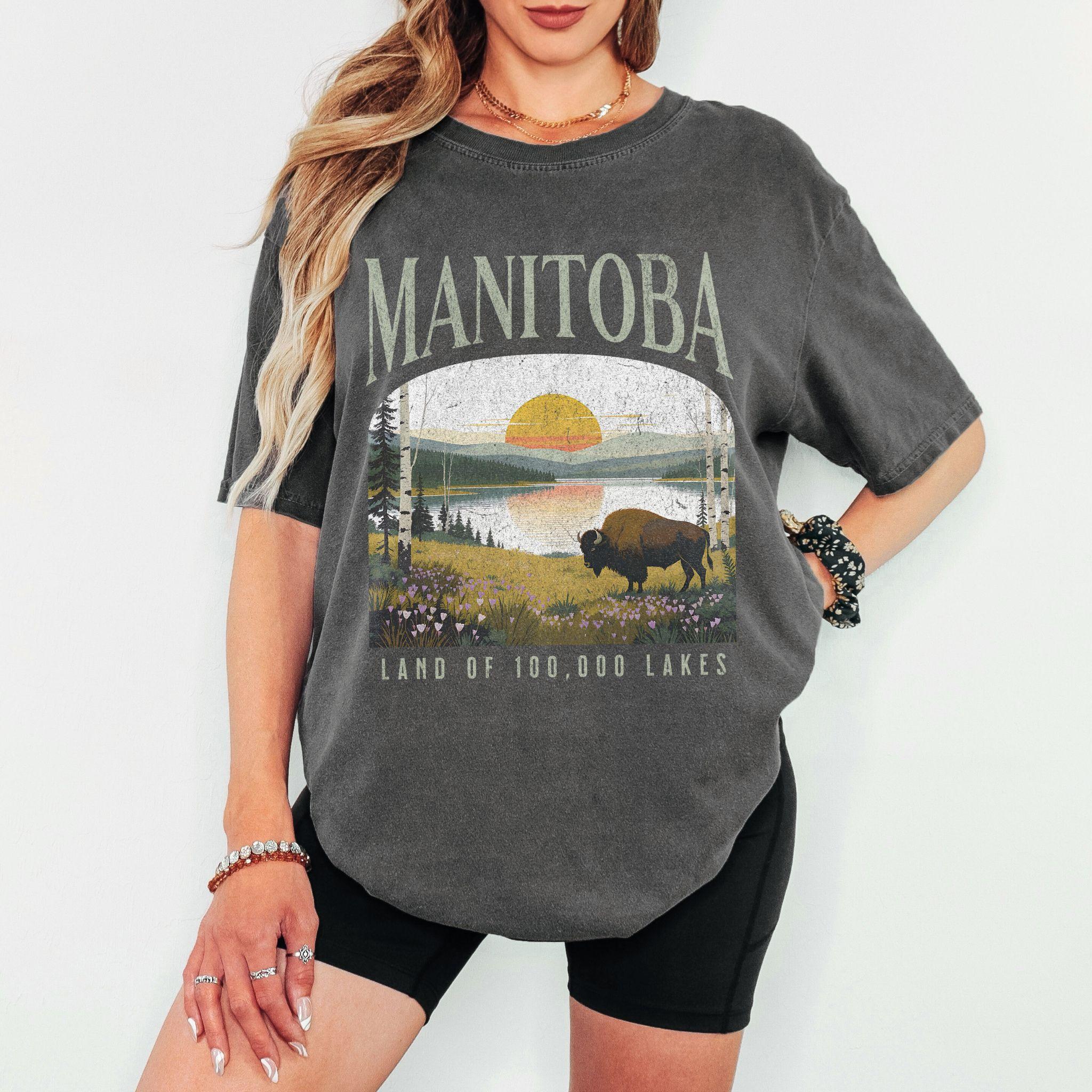 Manitoba Lakes & Bison T-Shirt