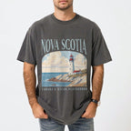 Nova Scotia Lighthouse Graphic T-Shirt
