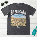 Basilicata Italy Vintage Travel Poster T-Shirt