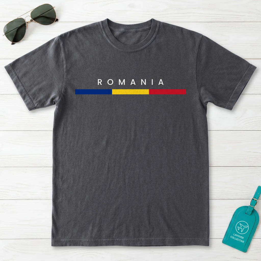 Romania Flagline T-Shirt
