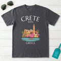 Crete Greece Chania Harbour Illustrated Graphic T-Shirt