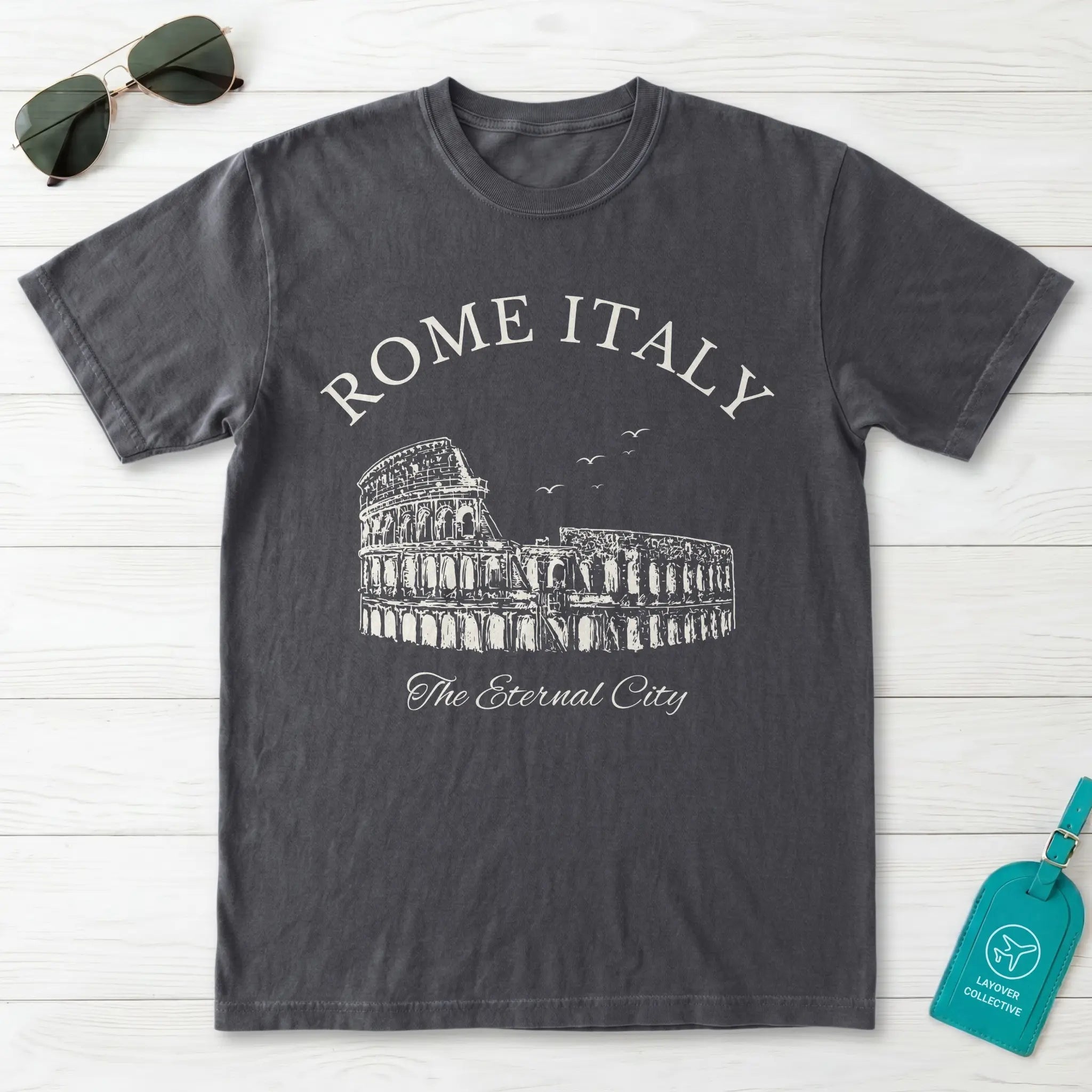 Rome Vintage Sketch T-Shirt