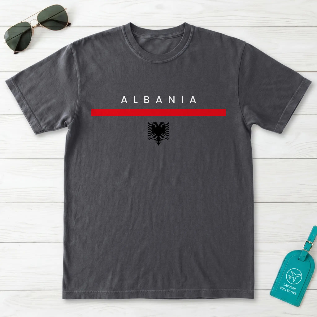 Albania Flagline T-Shirt