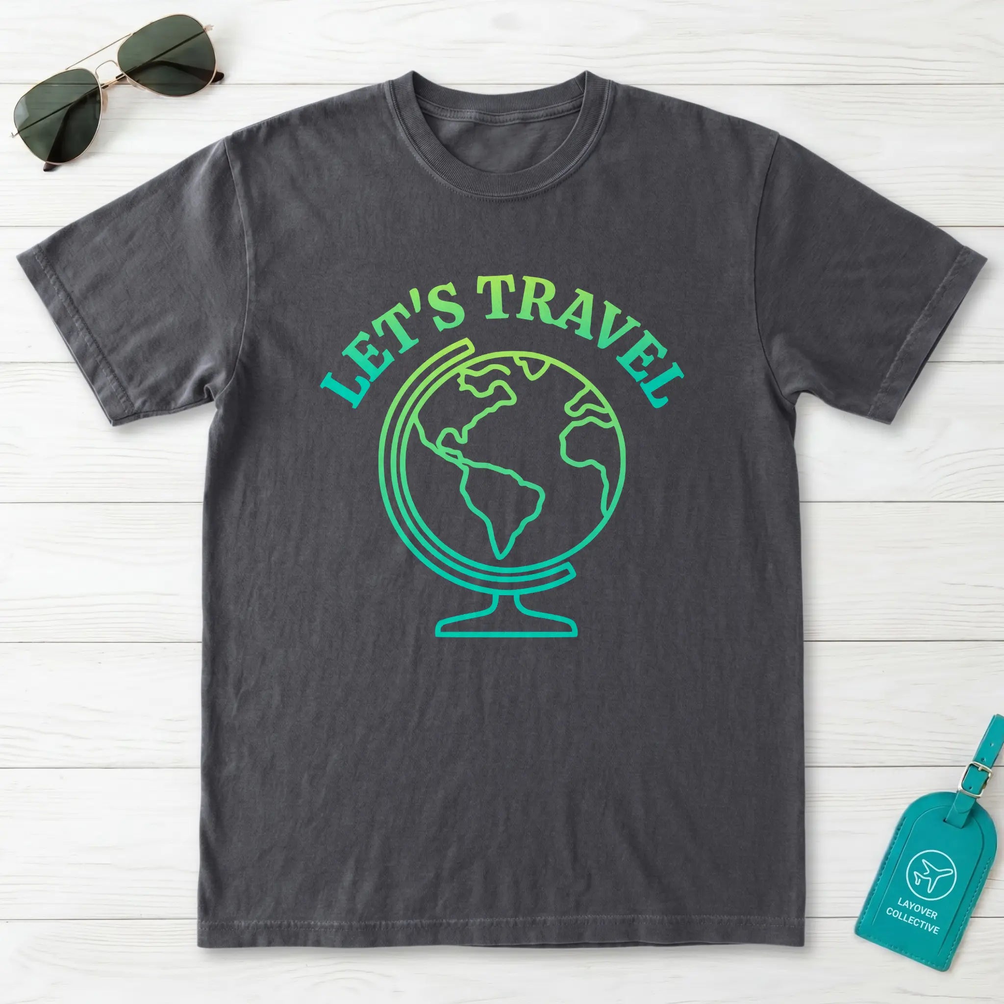 Let's Travel Globe T-Shirt