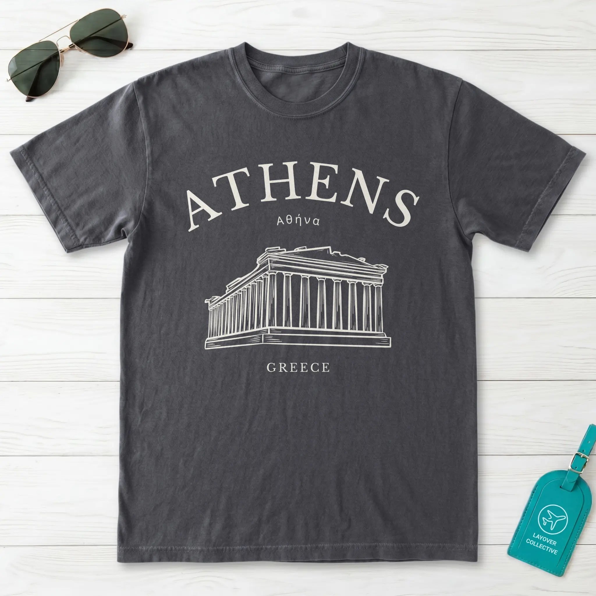 Athens Vintage Sketch T-Shirt