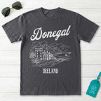 Donegal Ireland Castle Line Art T-Shirt
