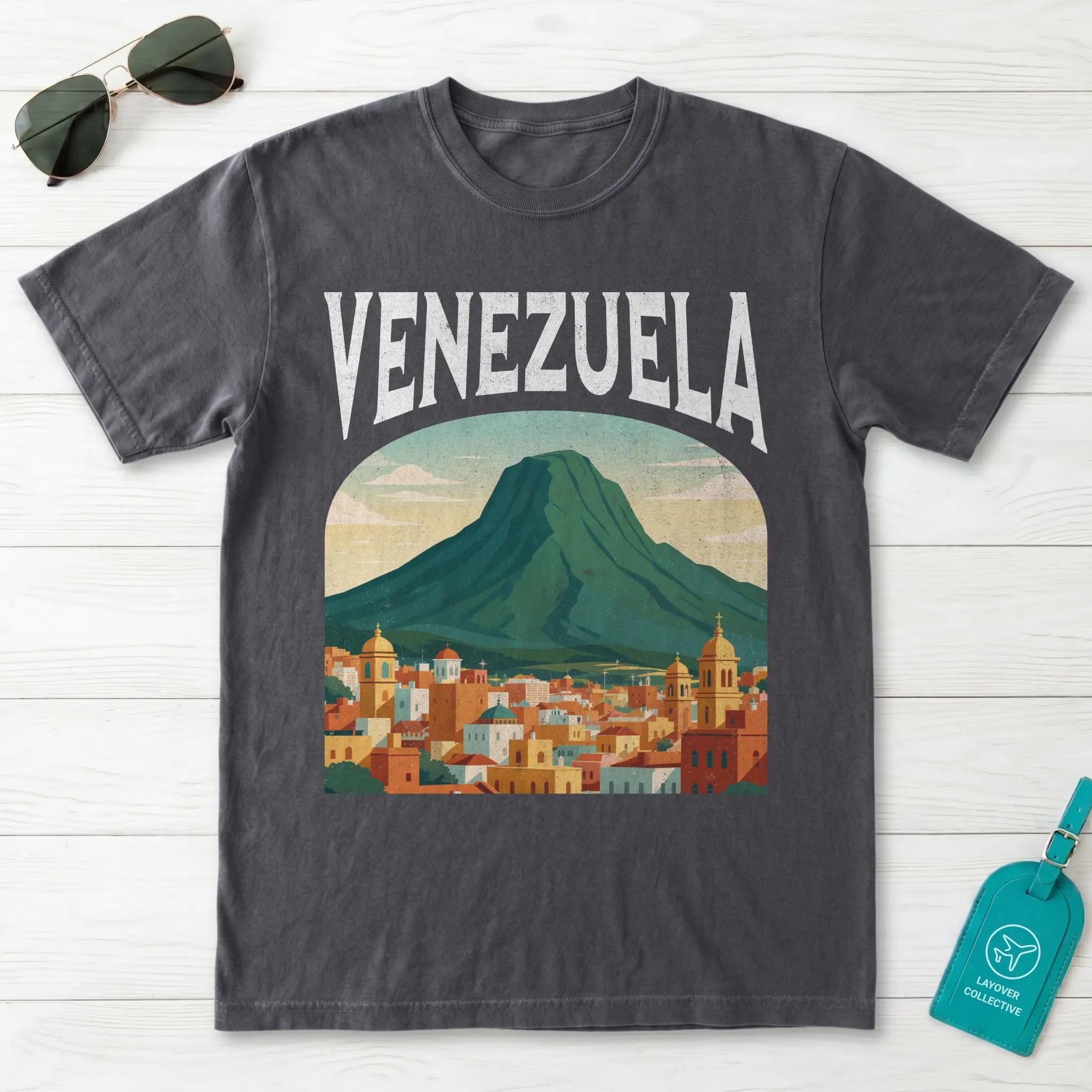 Venezuela Vintage Travel Poster T-Shirt