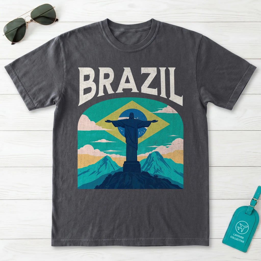 Brazil Vintage Travel Poster T-Shirt