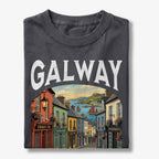 Galway Vintage Travel Poster T-Shirt