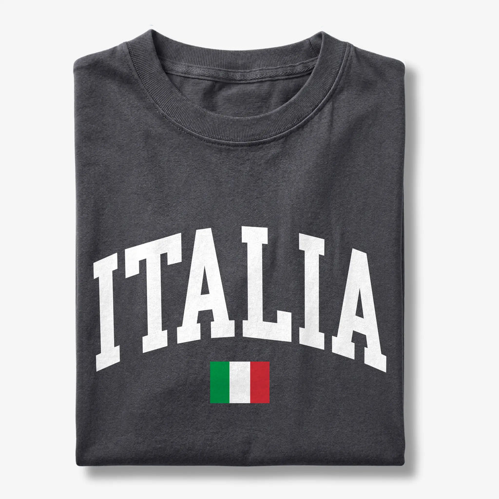 Italia Collegiate Flag T-Shirt