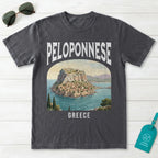Peloponnese Greece Vintage Travel Poster T-Shirt