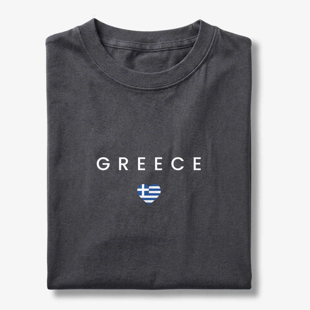 Greece Minimal Flag T-Shirt