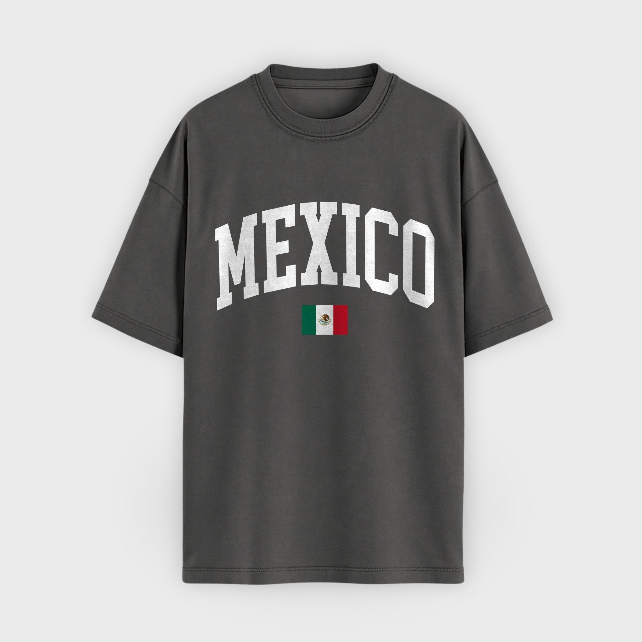 Mexico Collegiate Flag T-Shirt