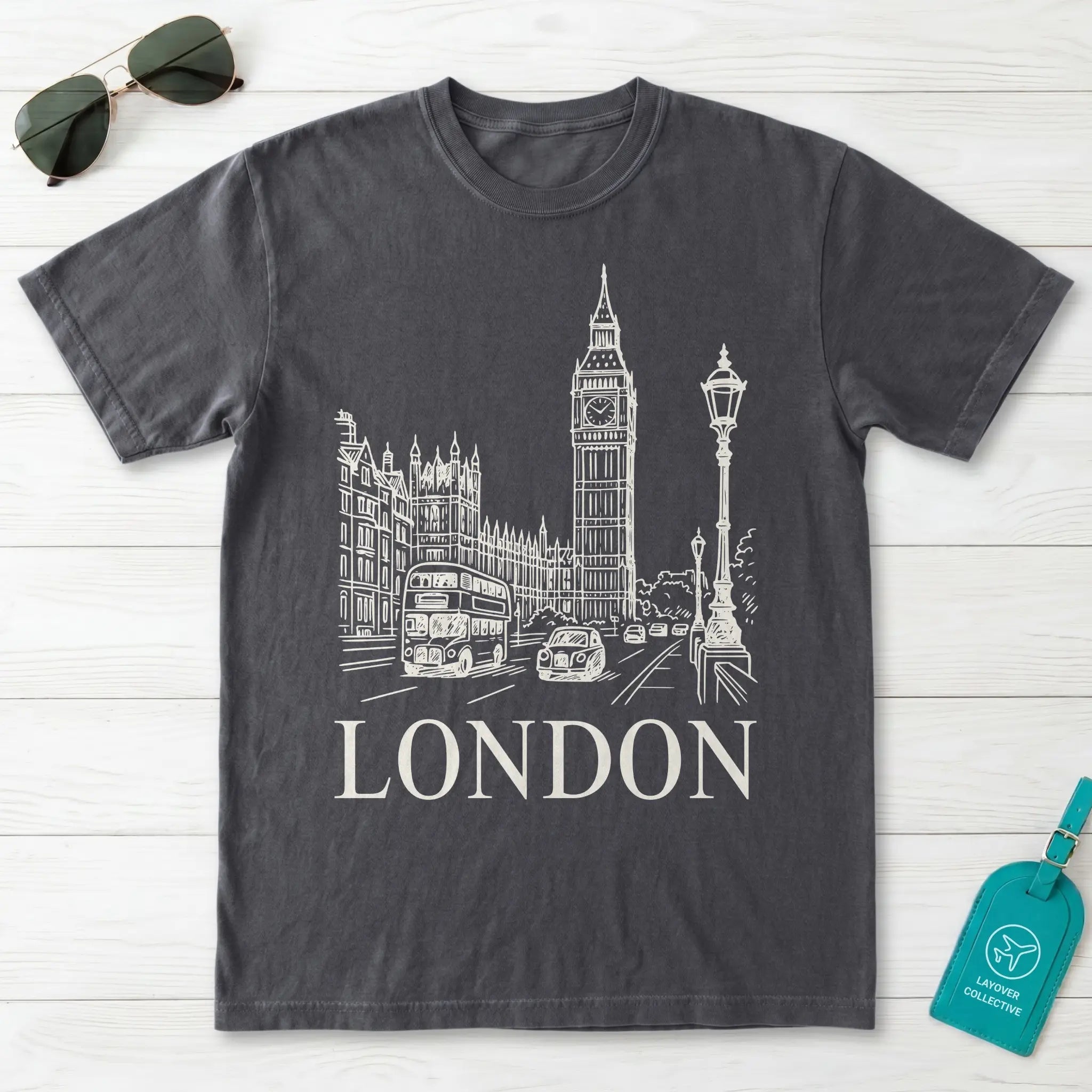 London Vintage Sketch T-Shirt