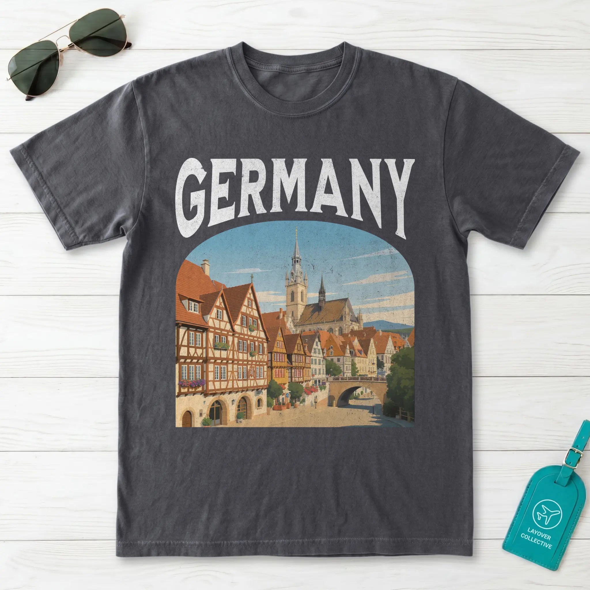 Germany Vintage Travel Poster T-Shirt