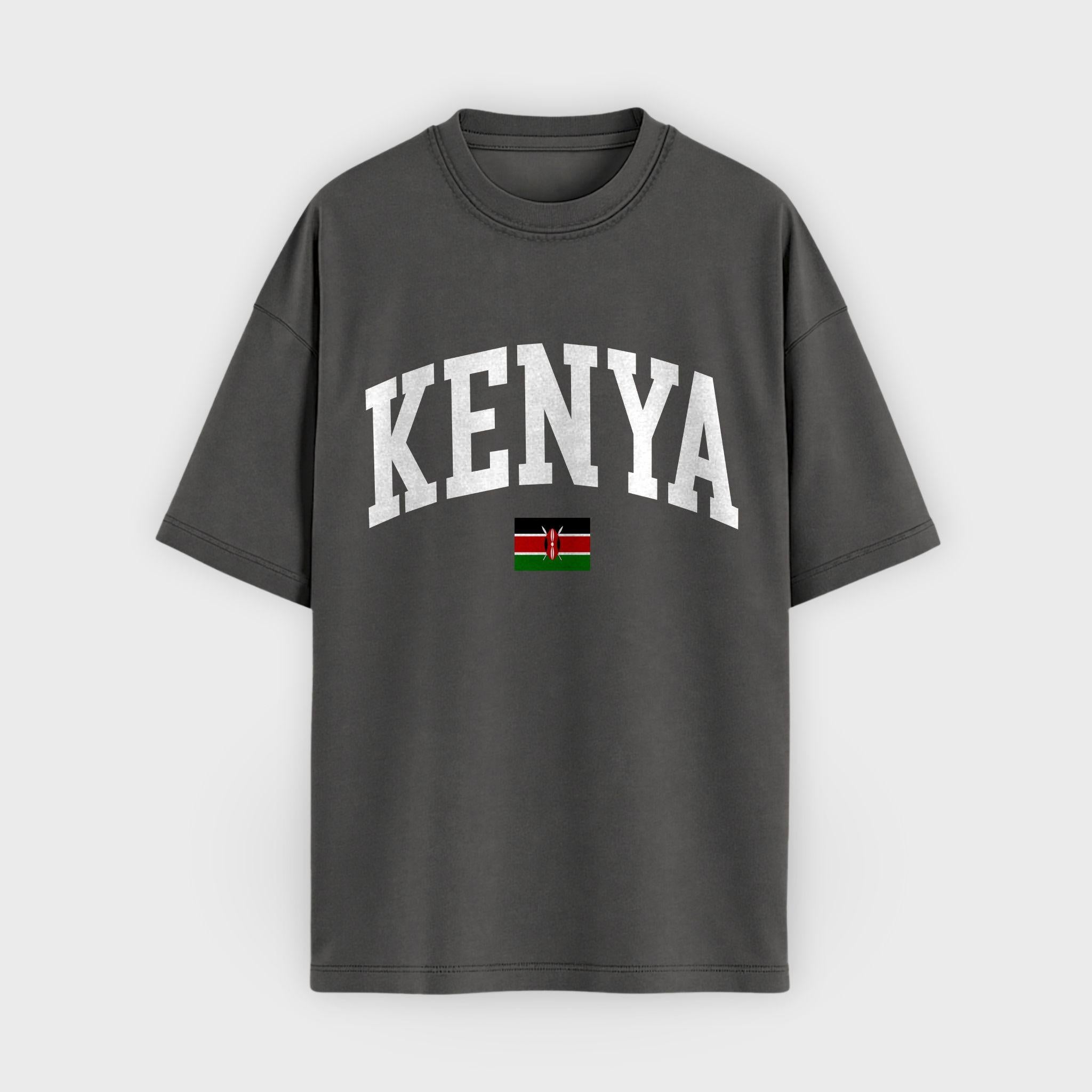 Kenya Collegiate Flag T-Shirt