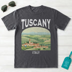 Tuscany Italy Vintage Travel Poster T-Shirt