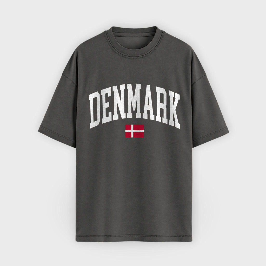 Denmark Collegiate Flag T-Shirt