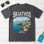 Skiathos Greece Vintage Travel Poster T-Shirt