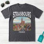 Strasbourg France Vintage Travel Poster T-Shirt