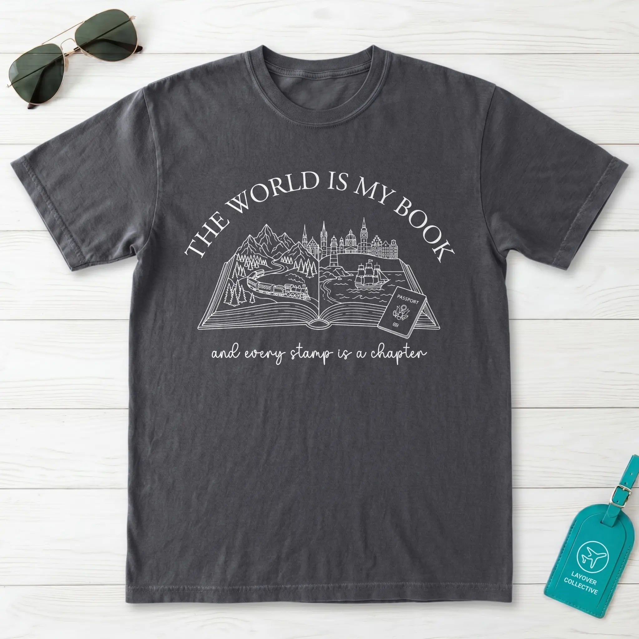 The World Is My Book T-Shirt