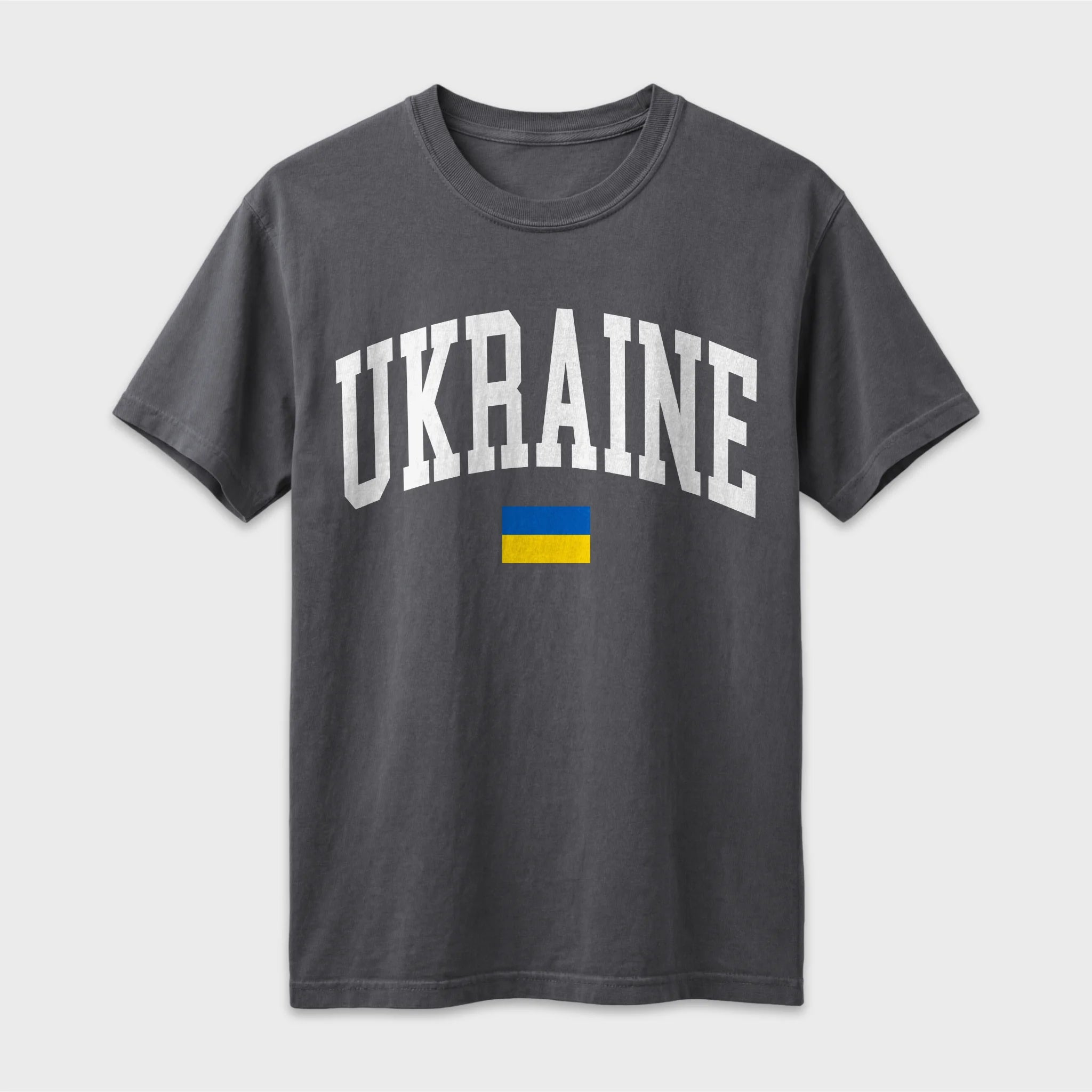 Ukraine Collegiate Flag T-Shirt