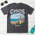 Chios Greece Vintage Travel Poster T-Shirt