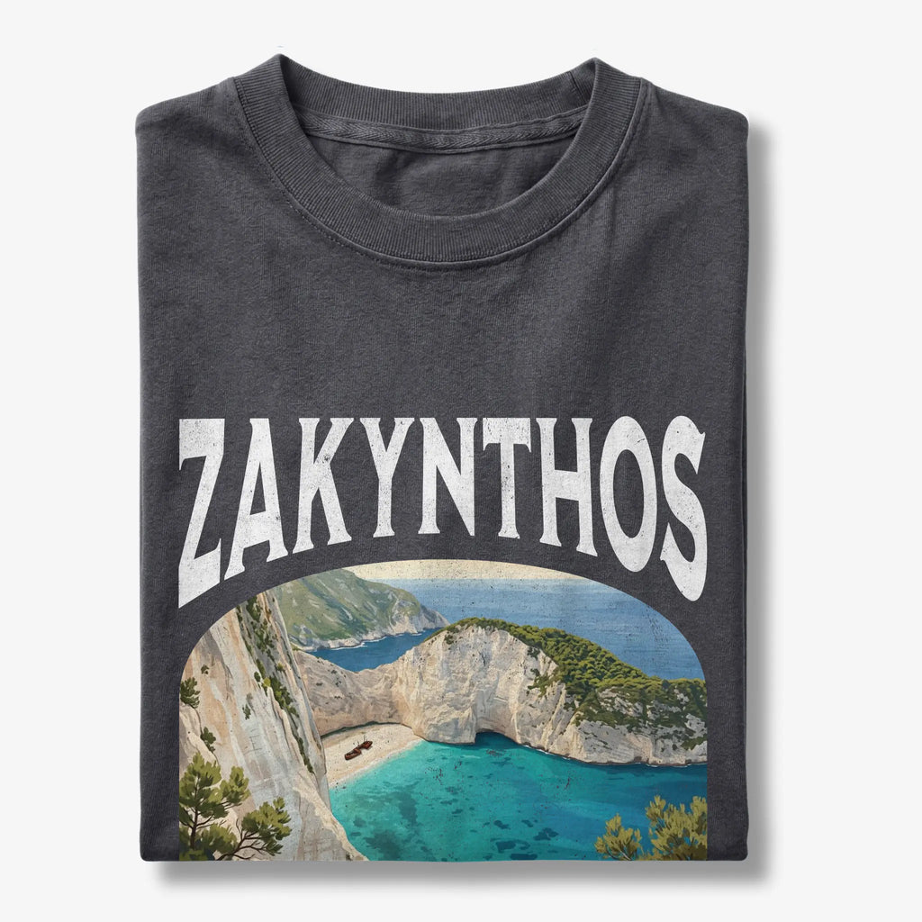 Zakynthos Greece Vintage Travel Poster T-Shirt