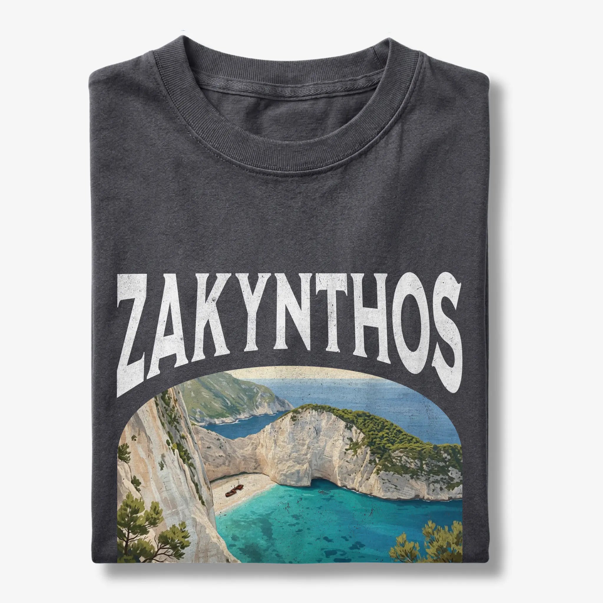 Zakynthos Greece Vintage Travel Poster T-Shirt